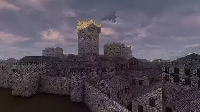 Medieval Castle 3D model
