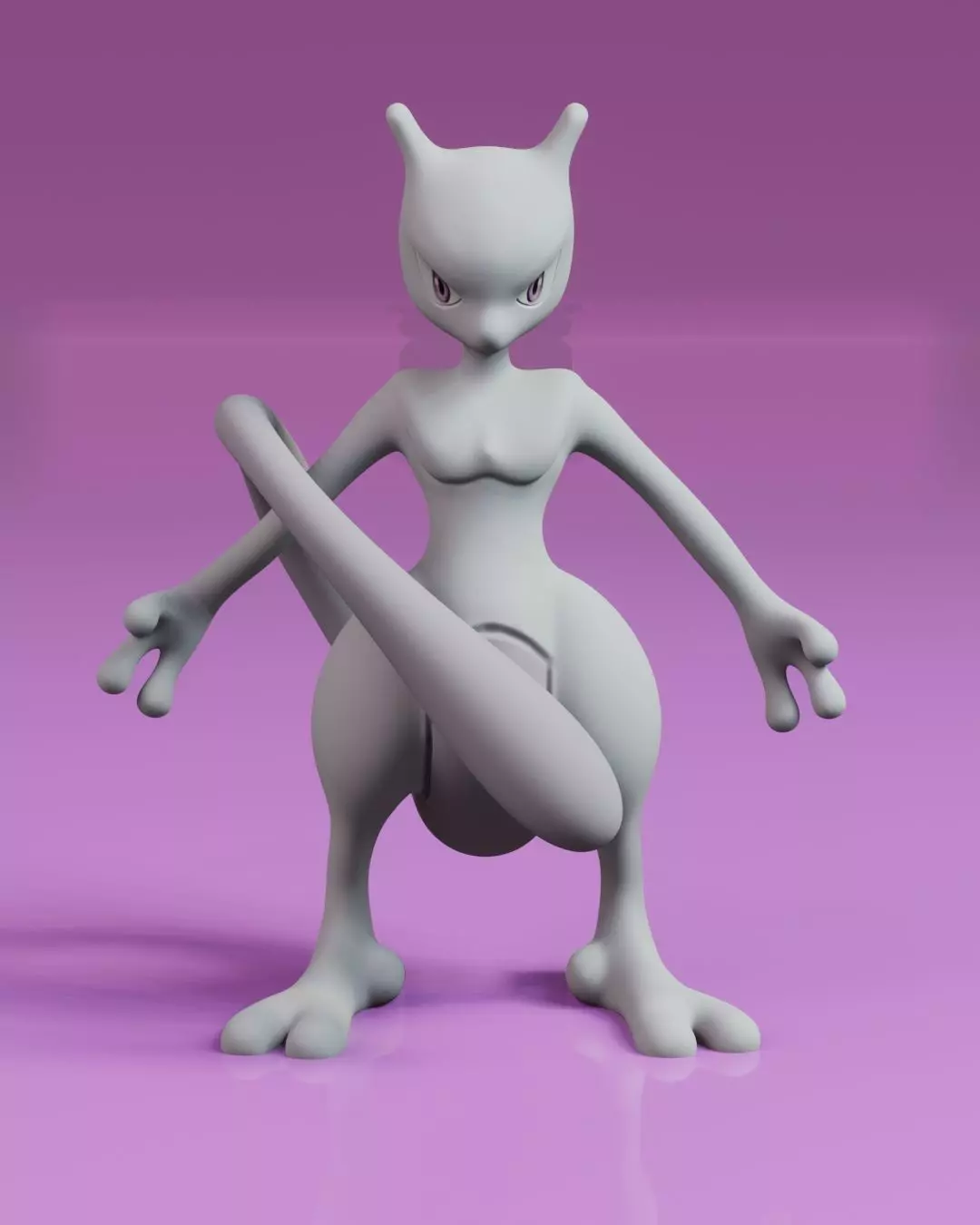 Mewtwo 3D print model