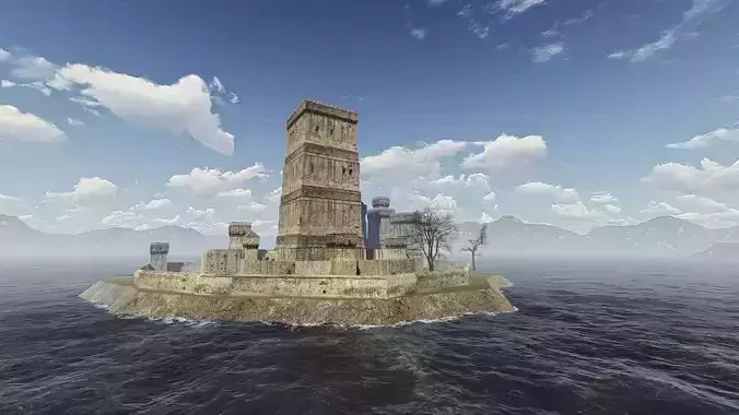 Medieval Castle 3D model