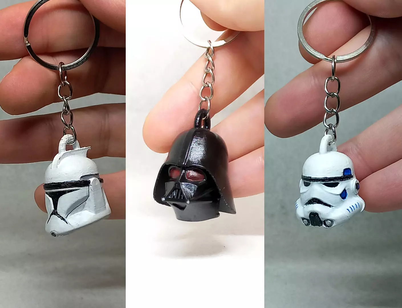 star wars Keychain collection 3D print model_0
