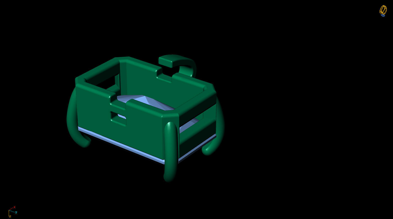 Riviera Tennis Bracelet Short Way Octagonal 8x5 mm 3D print model_15