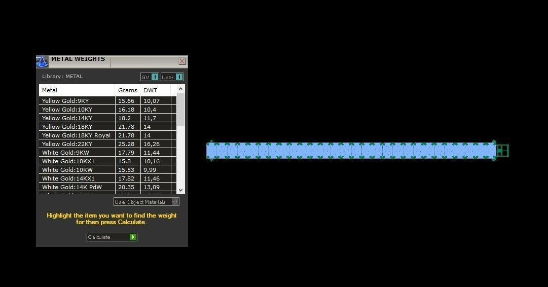 Riviera Tennis Bracelet Short Way Octagonal 8x5 mm 3D print model_5