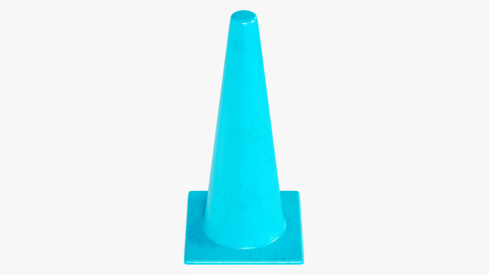 Traffic Elements Cone 2 Ver 1 Low-poly 3D model_8