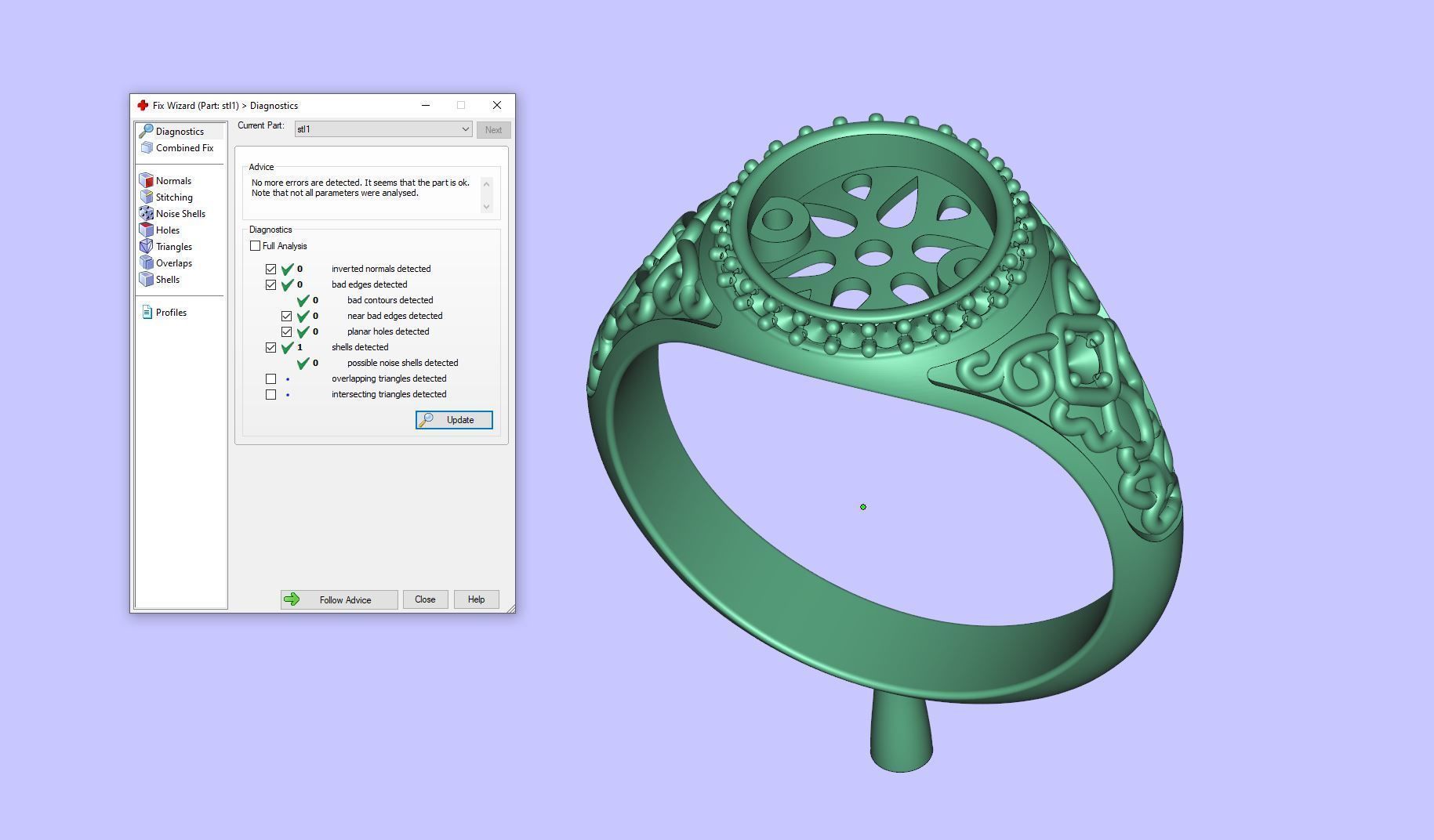 Gold N1162 3D print model_10