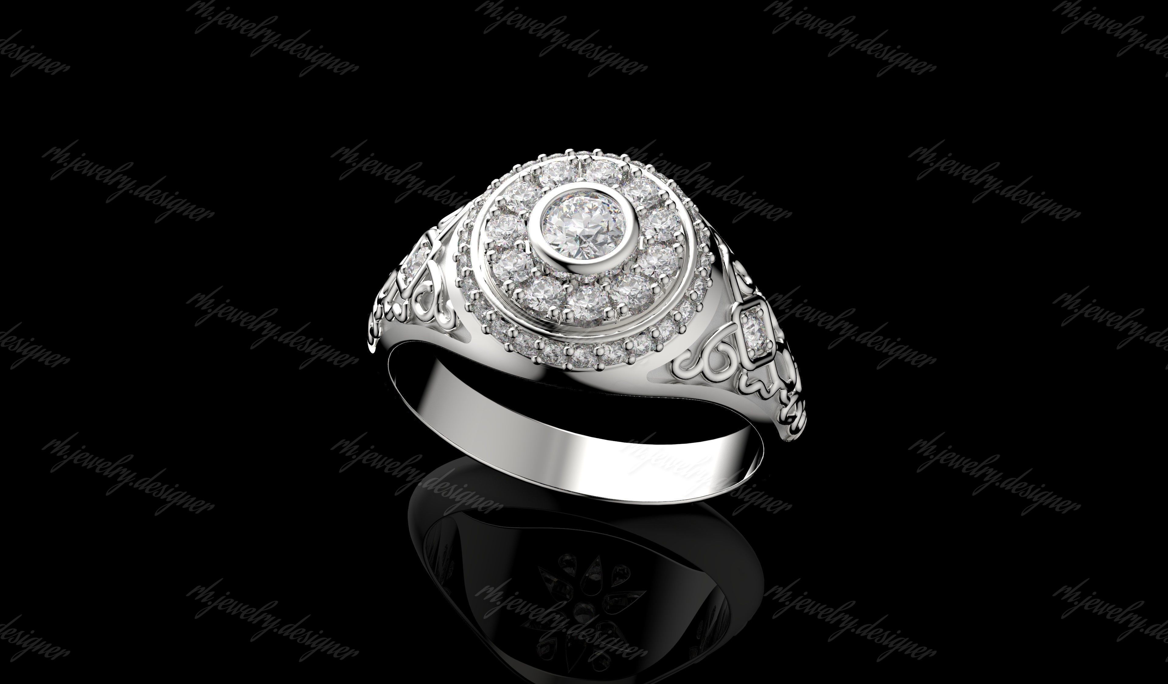 Gold N1162 3D print model_8