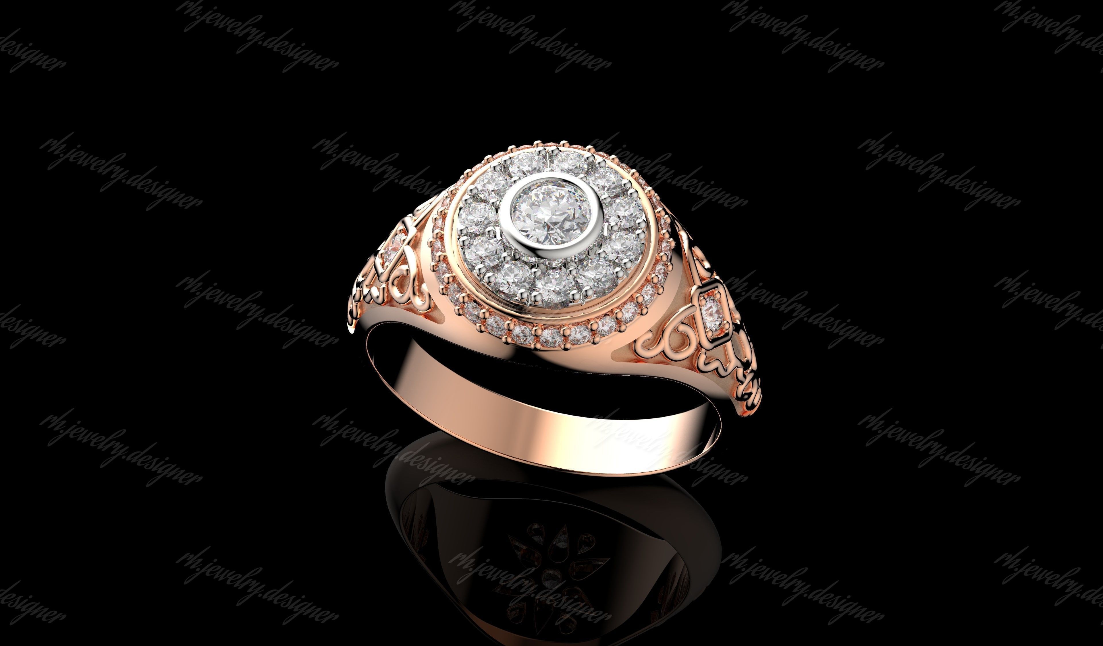 Gold N1162 3D print model_7