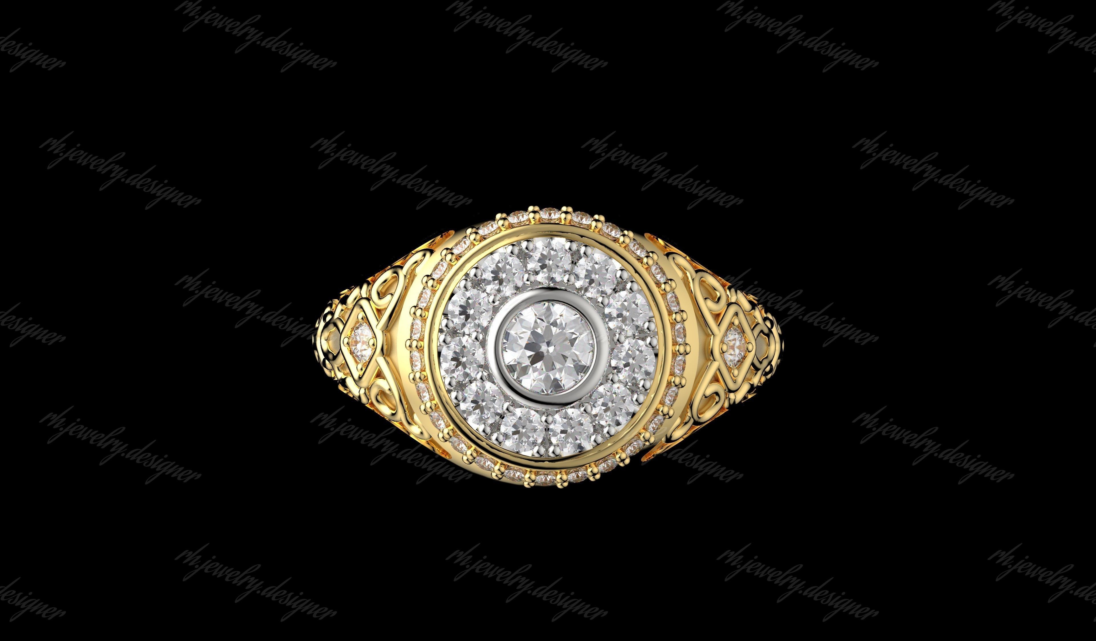 Gold N1162 3D print model_2