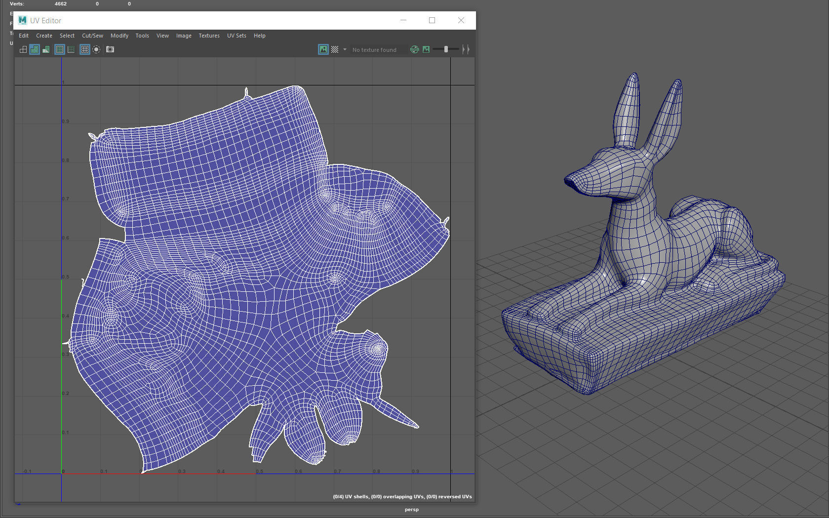 Anubis Dog Statue Low-poly 3D model_10