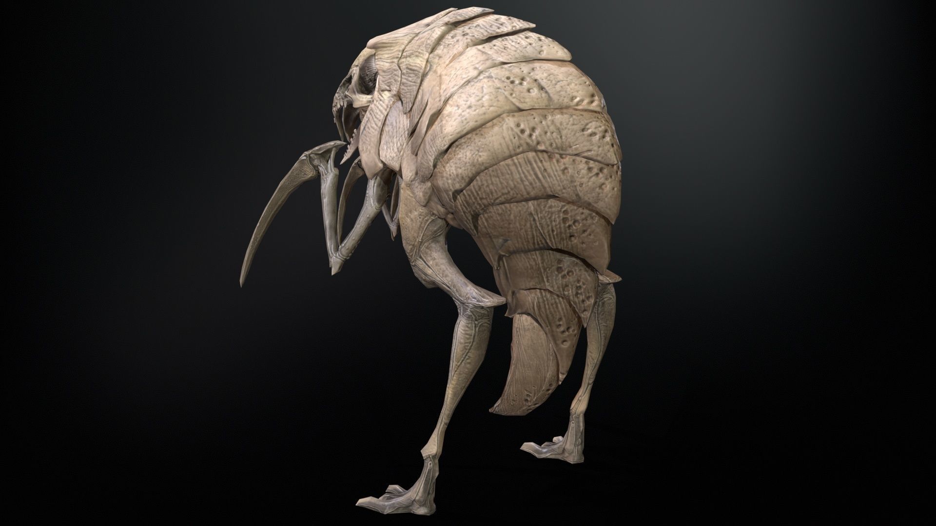 Mutant2R1 Low-poly 3D model_6