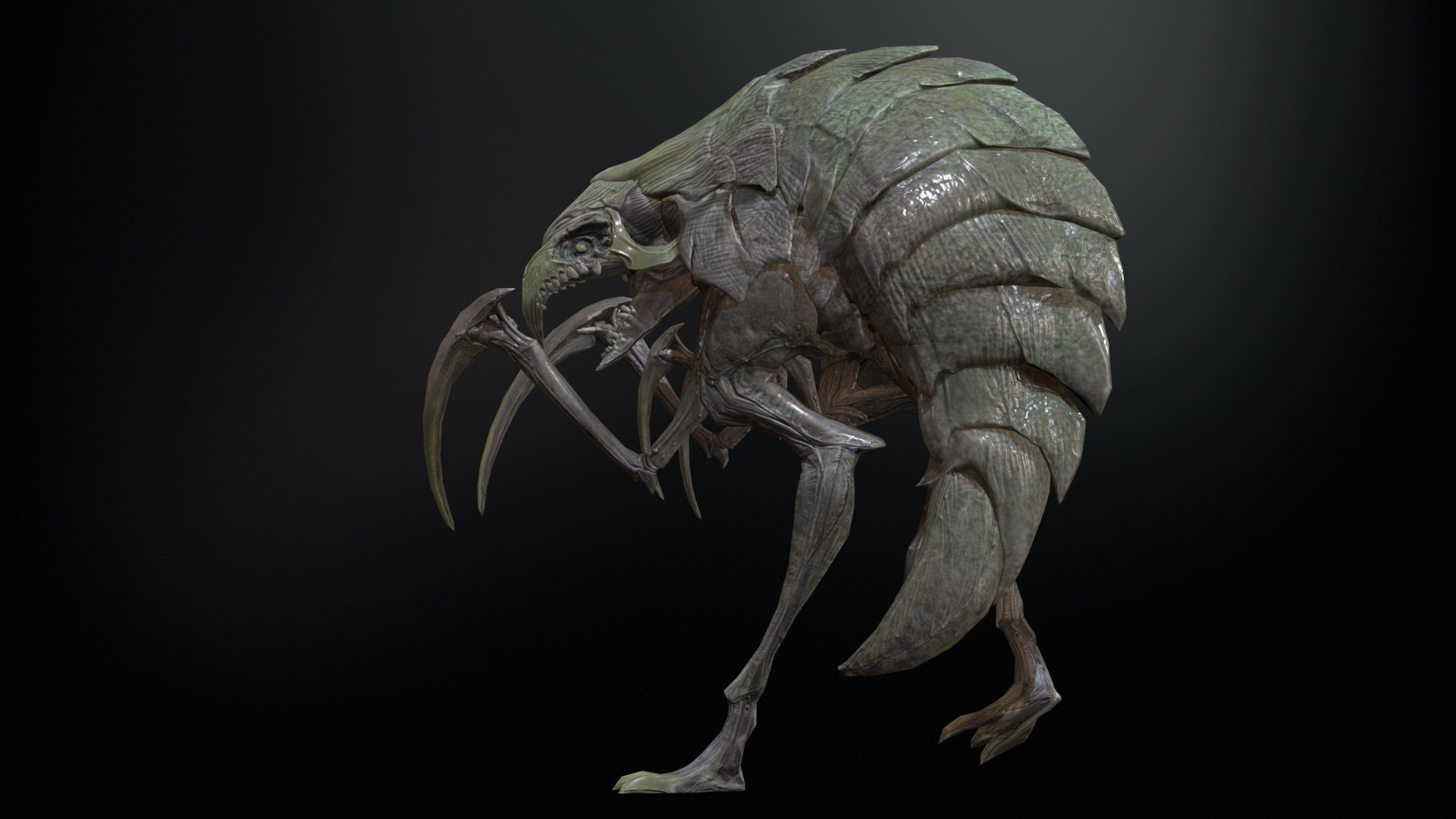 Mutant2R1 Low-poly 3D model_24