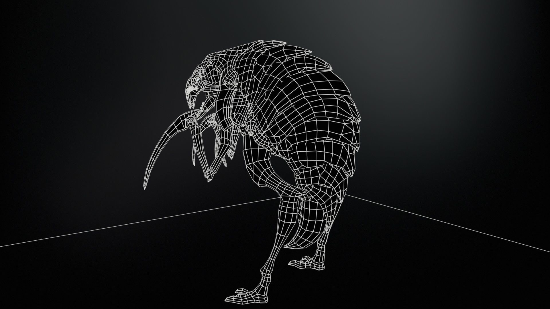 Mutant2R1 Low-poly 3D model_15