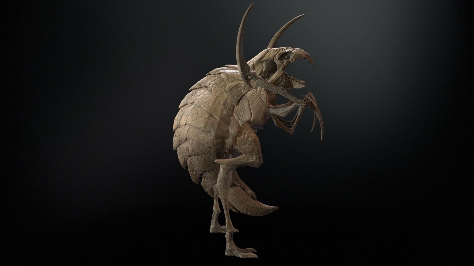 Mutant2R1 Low-poly 3D model_18