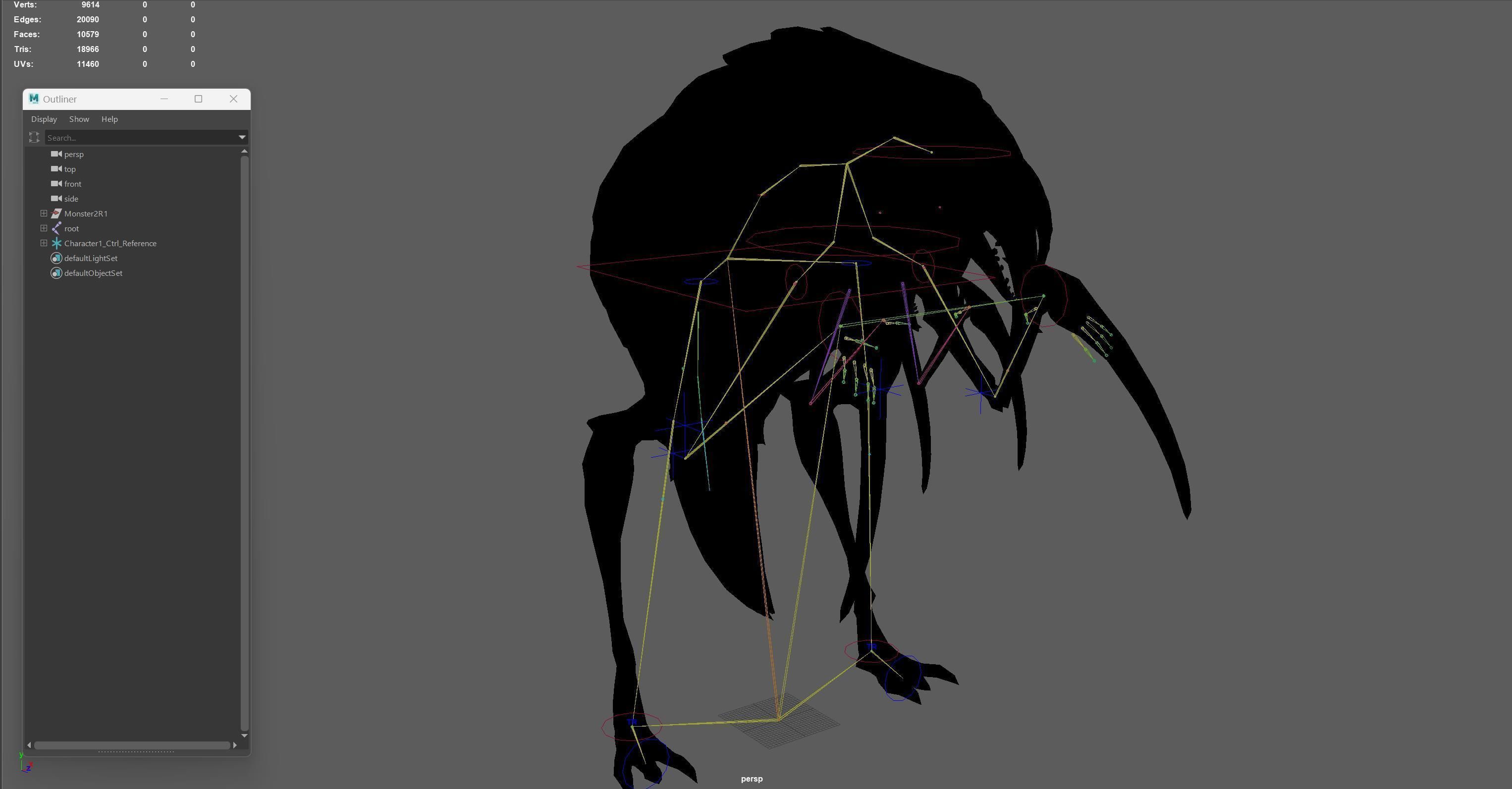 Mutant2R1 Low-poly 3D model_25