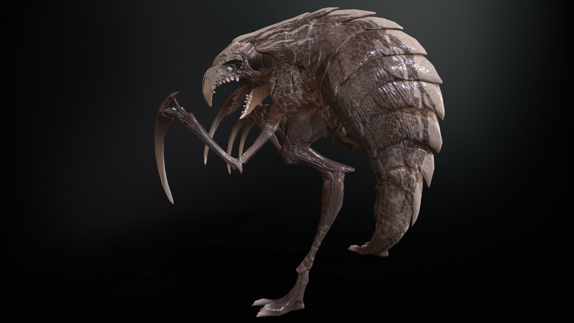 Mutant2R1 Low-poly 3D model_20