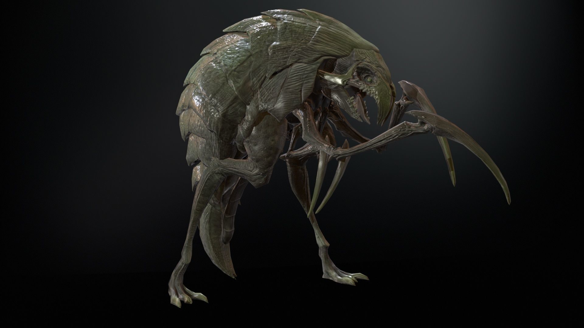 Mutant2R1 Low-poly 3D model_23