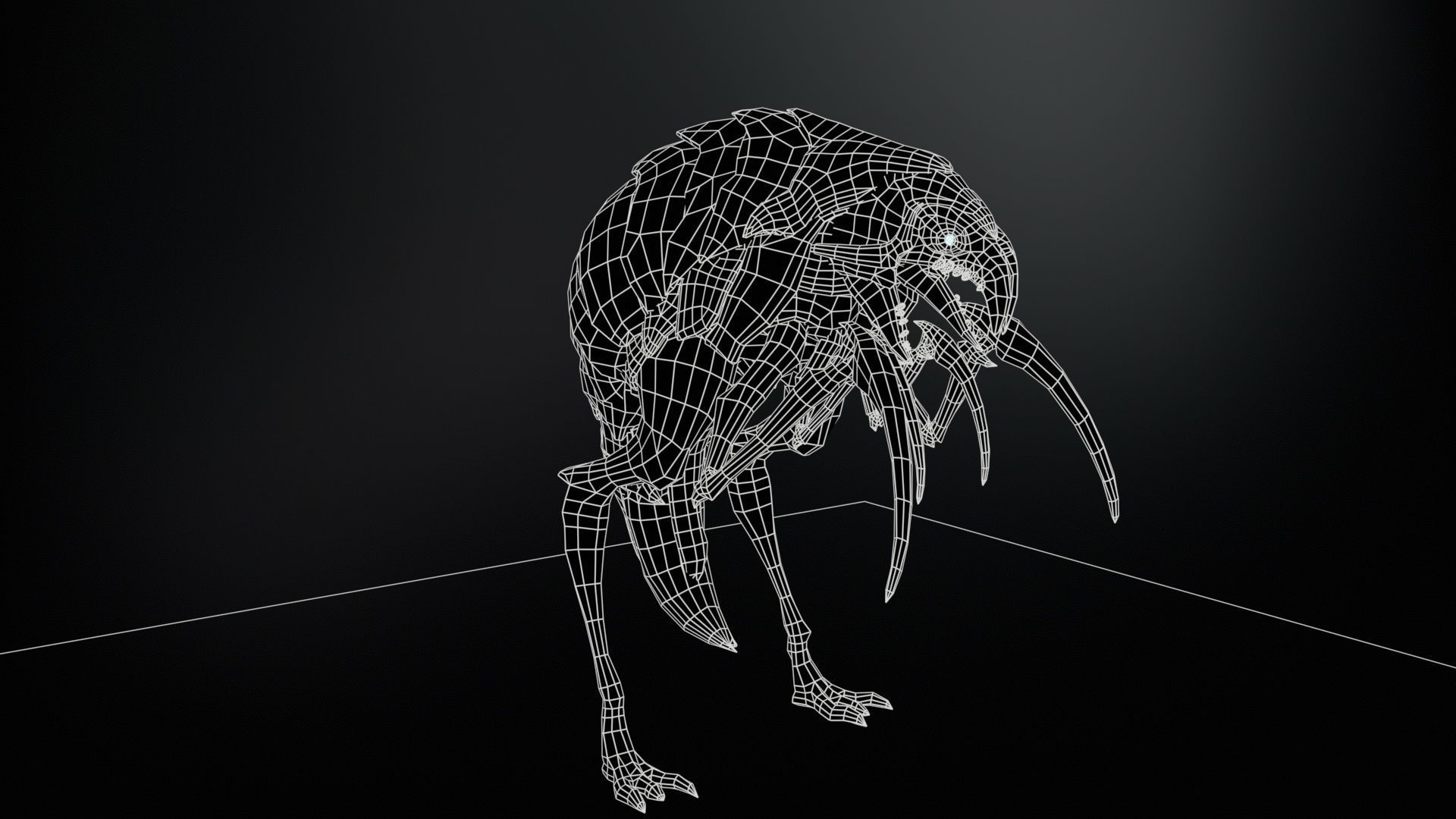 Mutant2R1 Low-poly 3D model_22