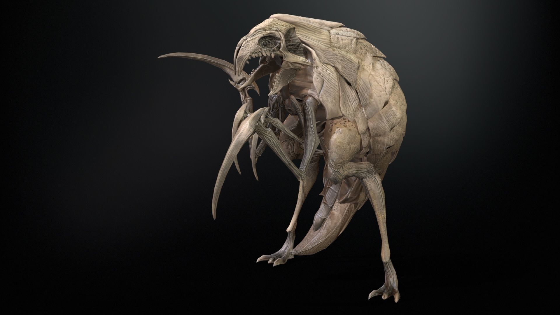 Mutant2R1 Low-poly 3D model_17