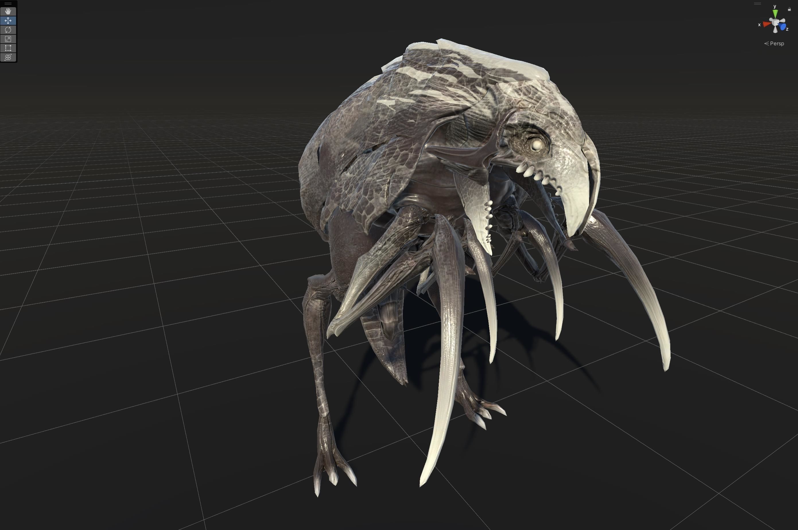 Mutant2R1 Low-poly 3D model_26