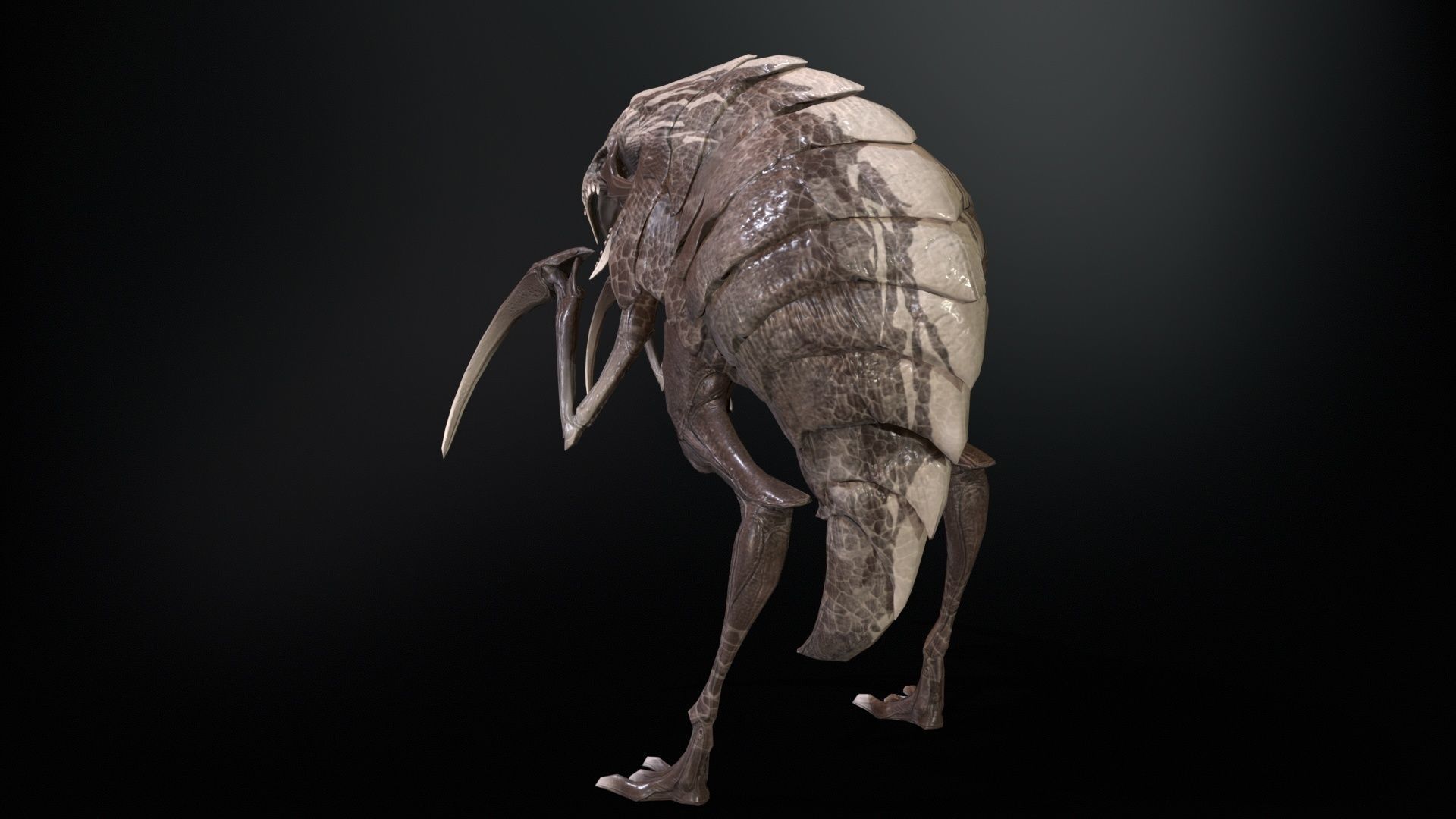 Mutant2R1 Low-poly 3D model_12