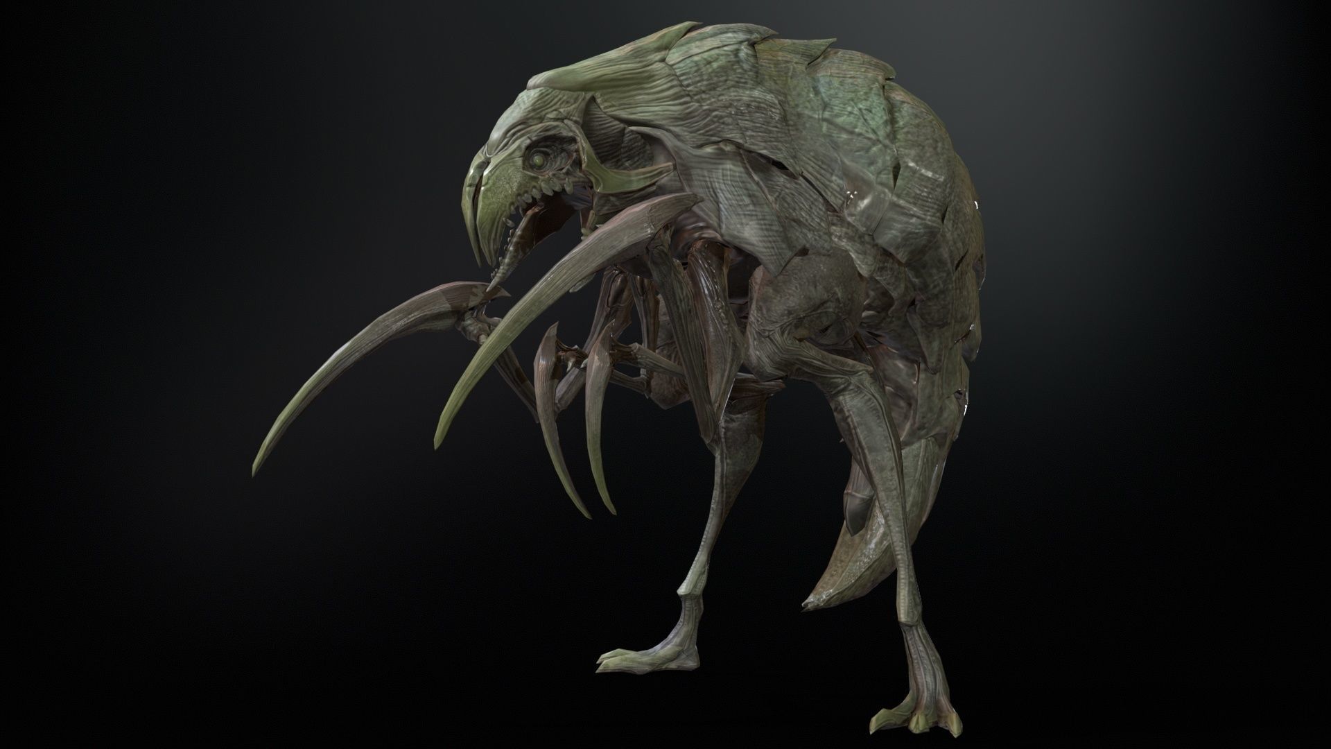 Mutant2R1 Low-poly 3D model_21