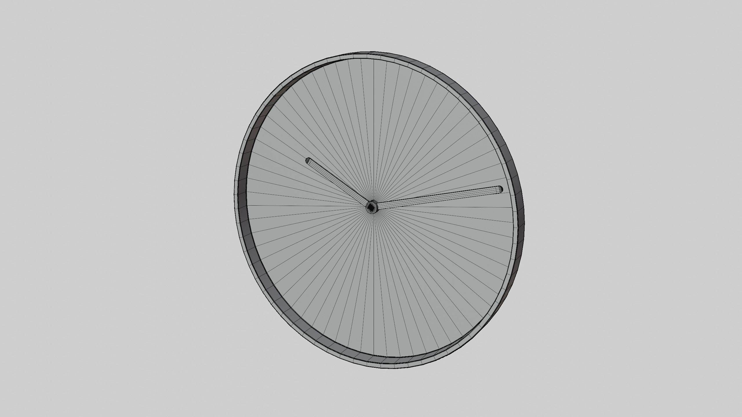 Wall clock 3D model_1