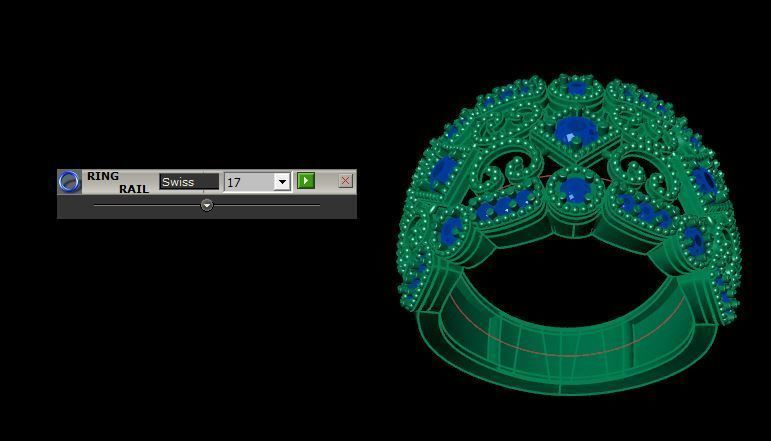 bead rings for daimonds 3D print model_12