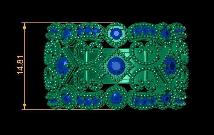 bead rings for daimonds 3D print model_11