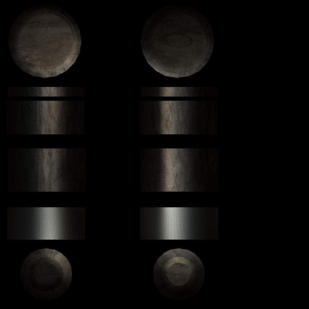 Quidditch Set Low-poly 3D model_4