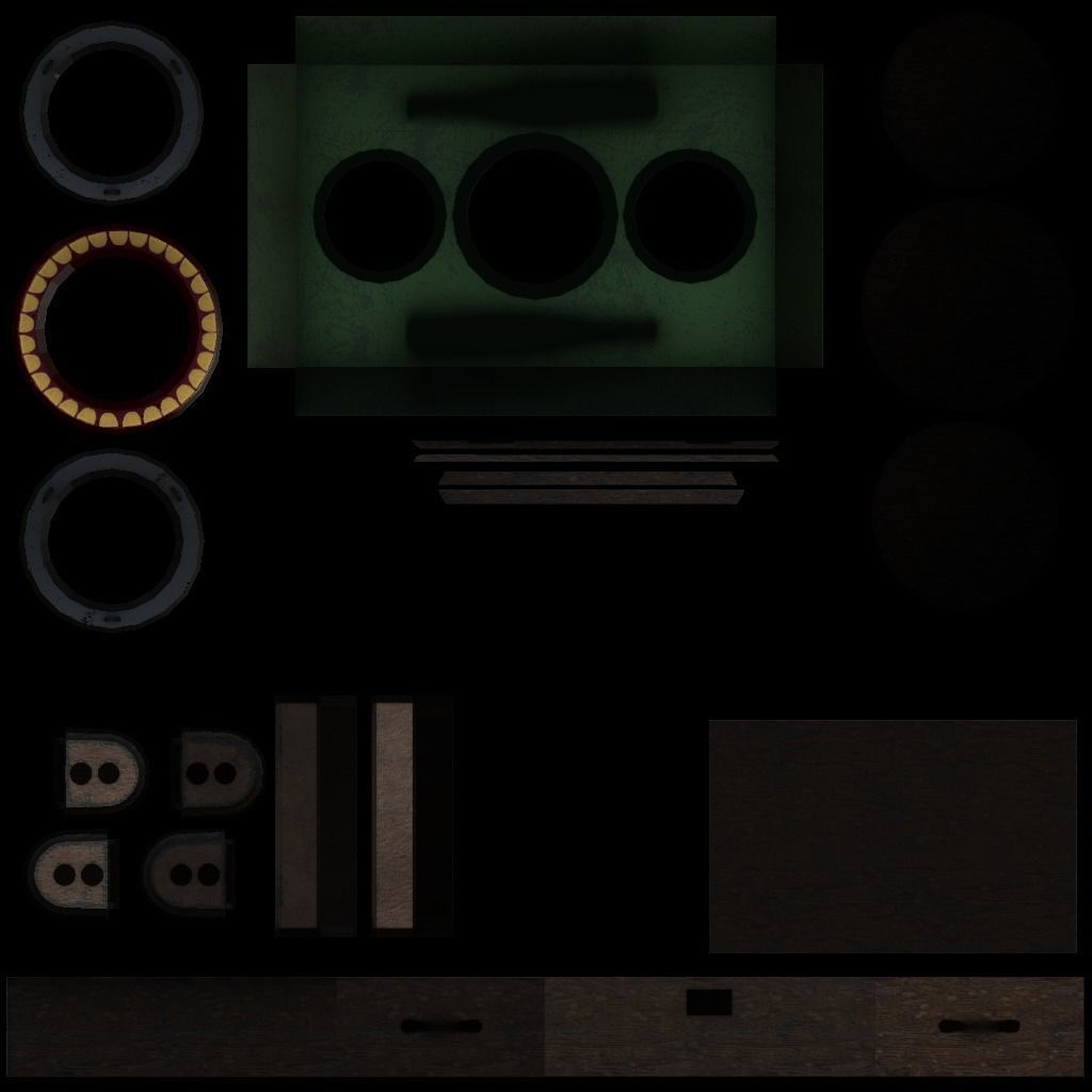 Quidditch Set Low-poly 3D model_2