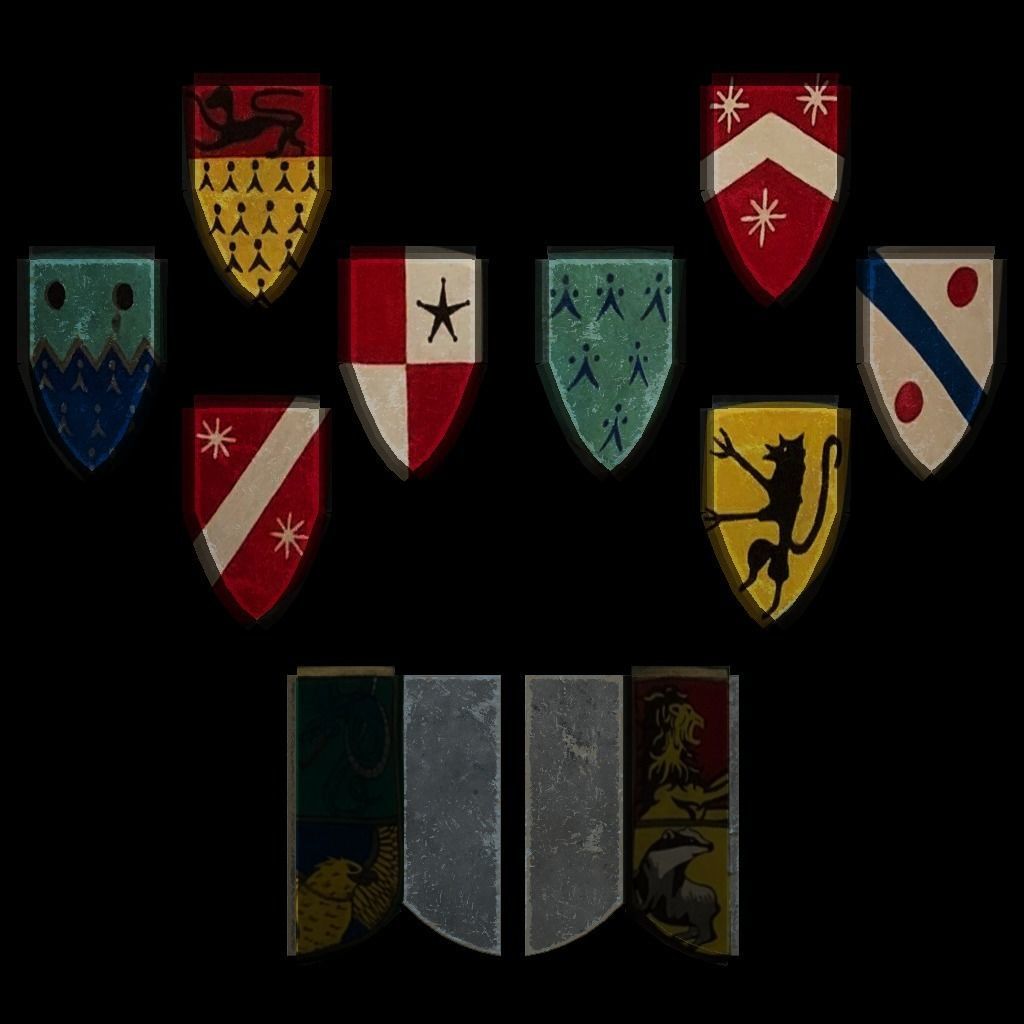 Quidditch Set Low-poly 3D model_7