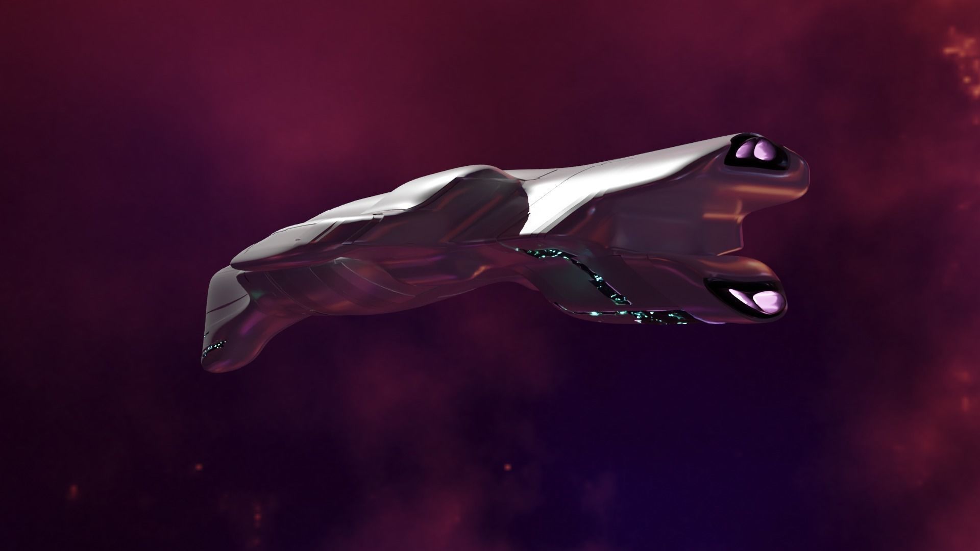 Space Cruiser 3D model_1