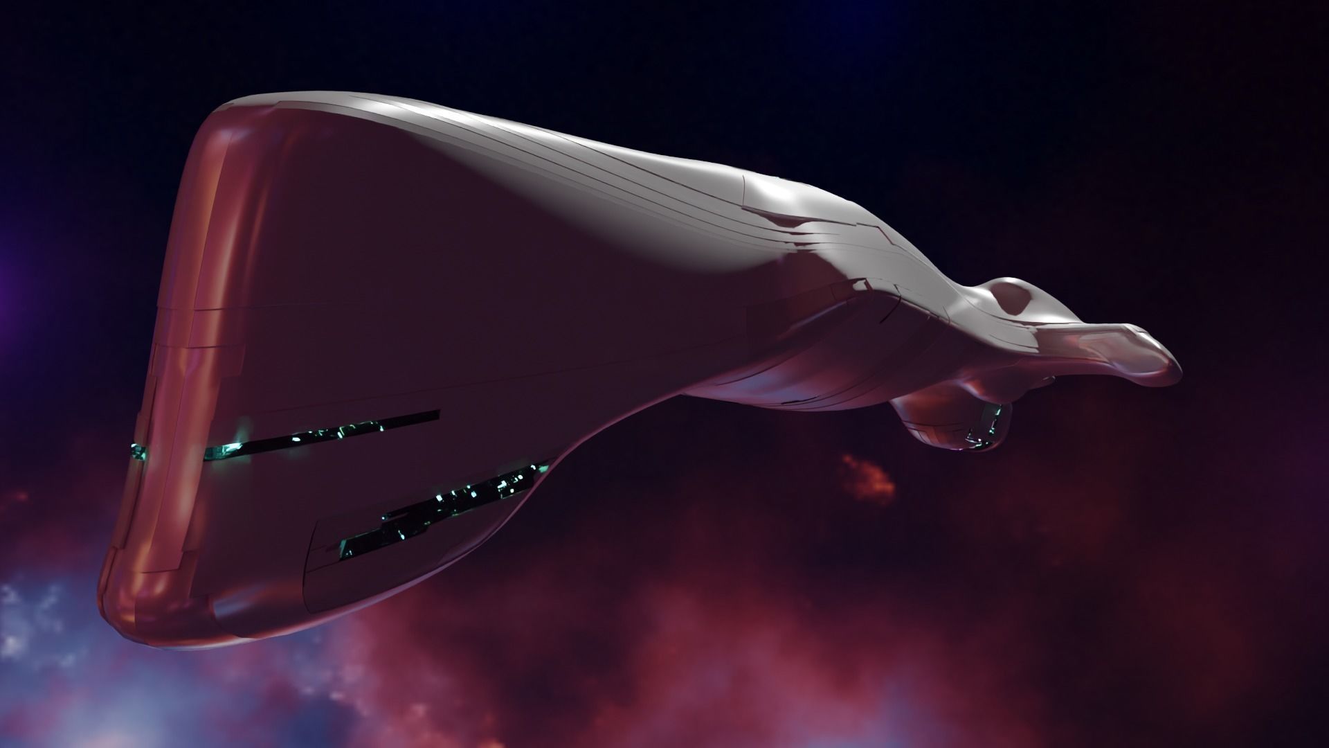 Space Cruiser 3D model_8