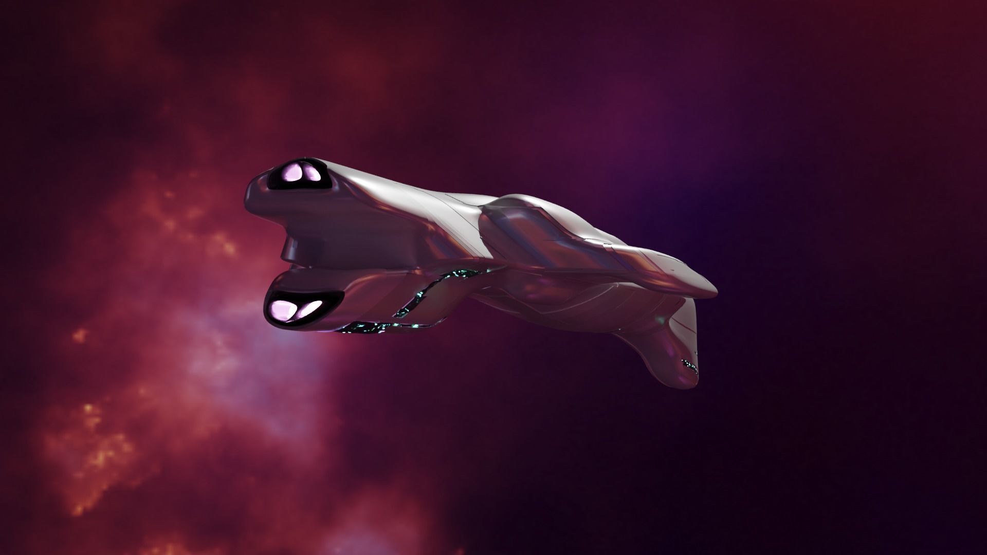 Space Cruiser 3D model_7