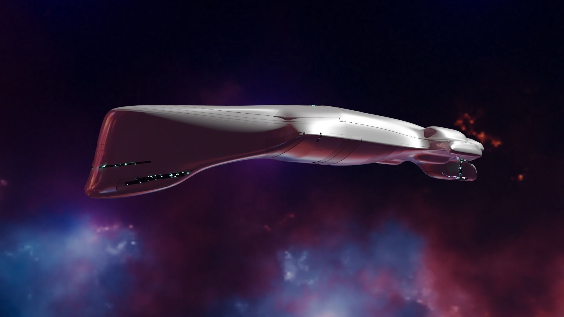 Space Cruiser 3D model_6