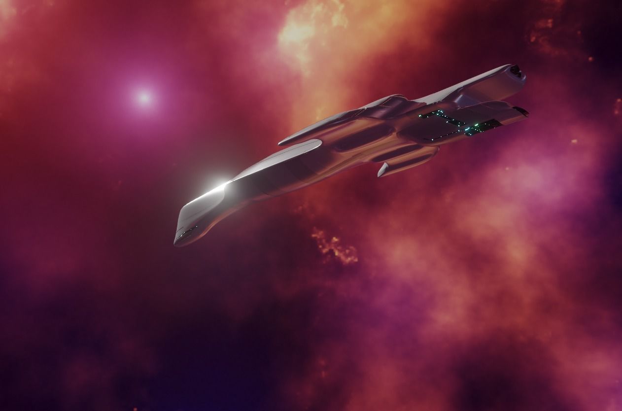 Space Cruiser 3D model_3