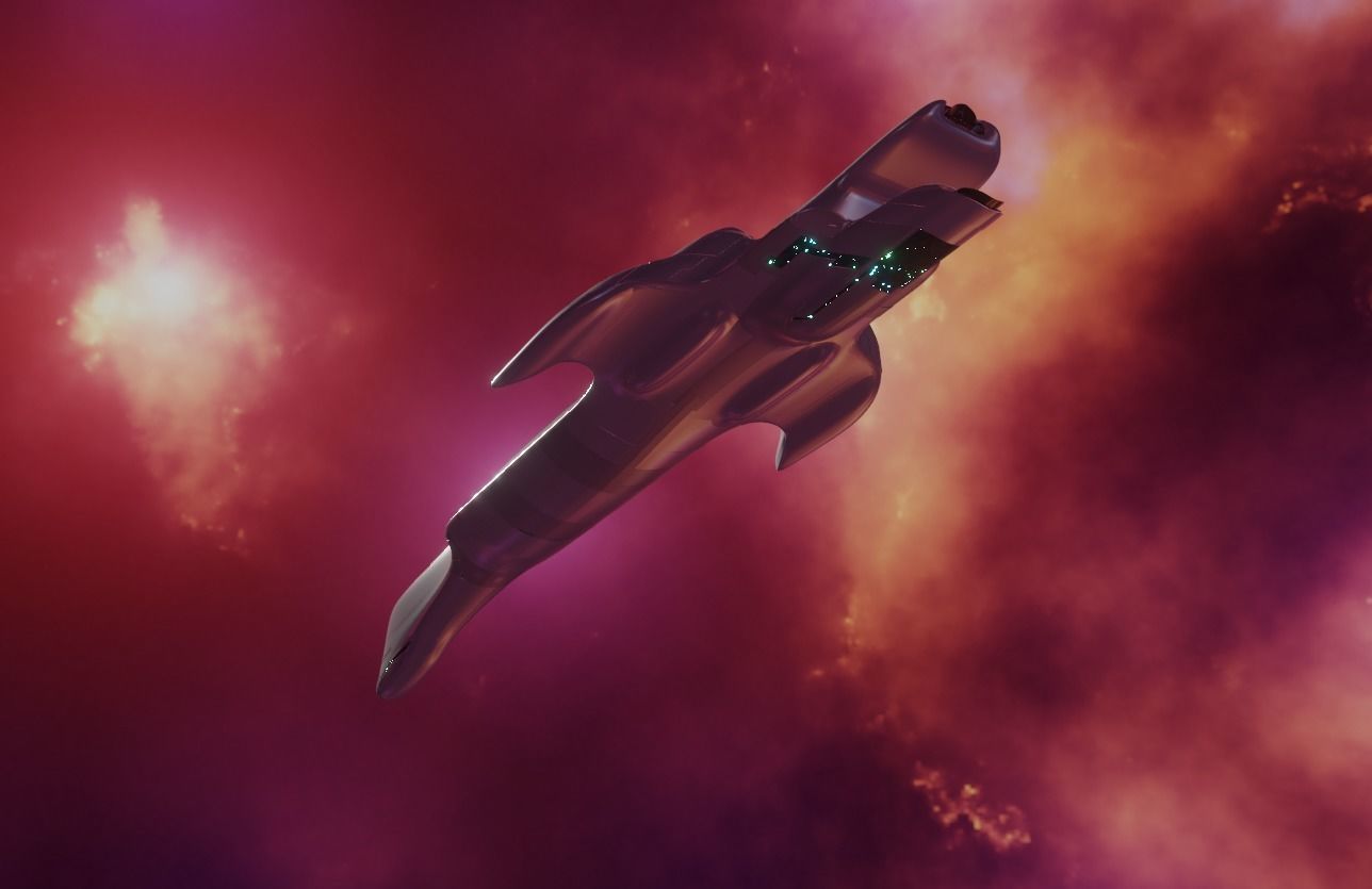 Space Cruiser 3D model_5