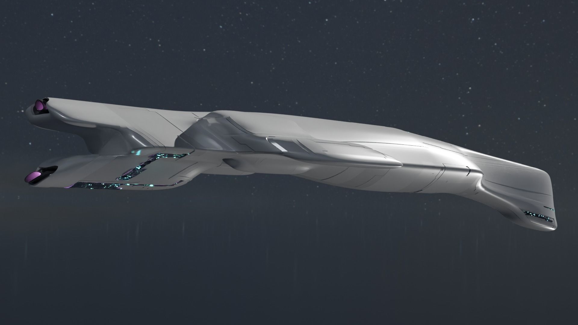 Space Cruiser 3D model_14