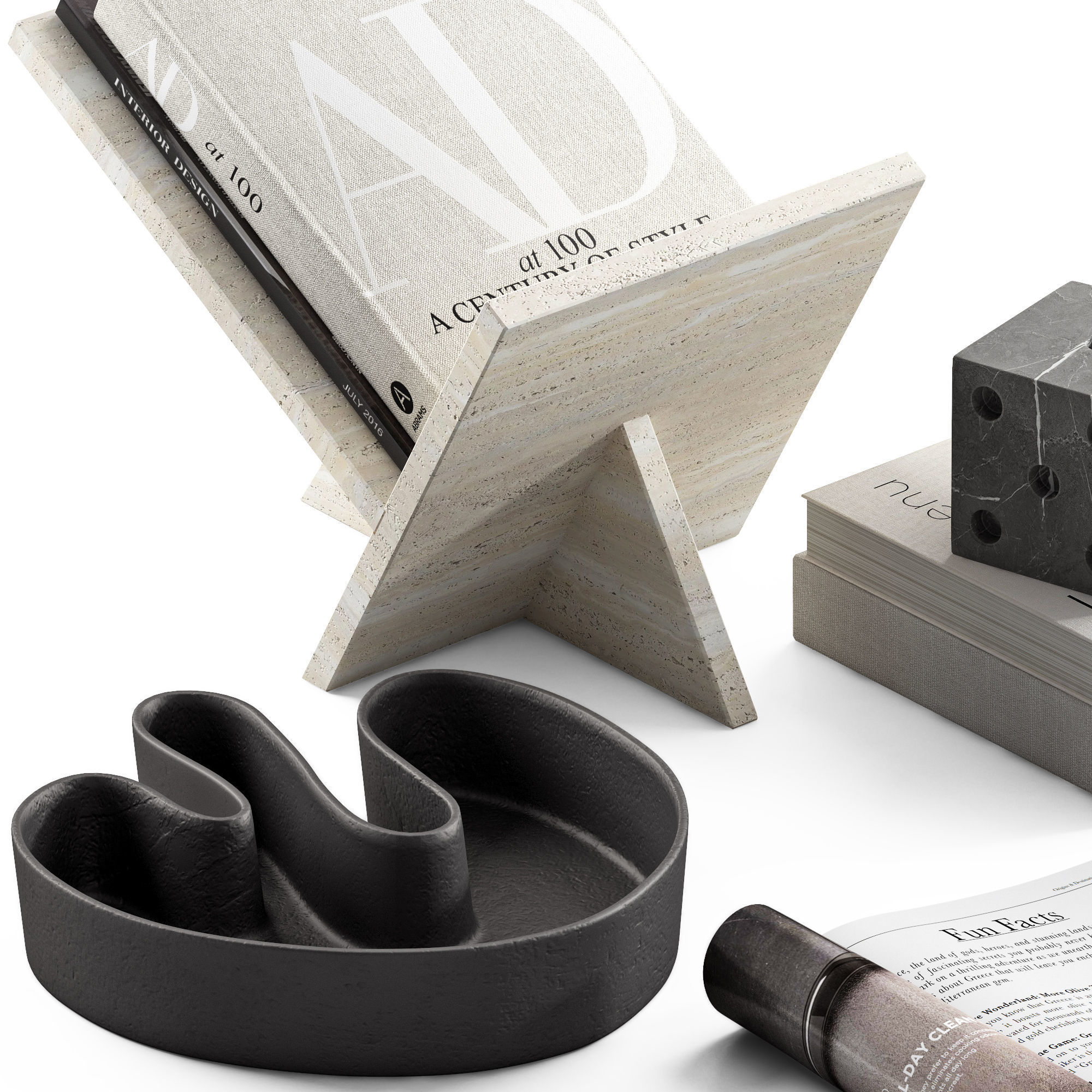 Coffee table decor 06 3D model_2