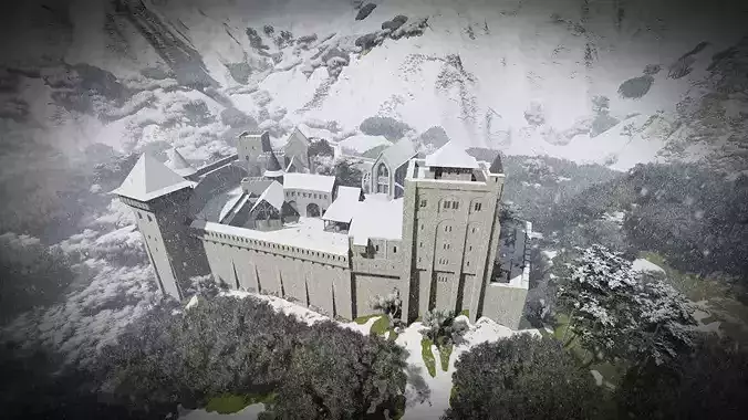 Medieval Castle 3D model