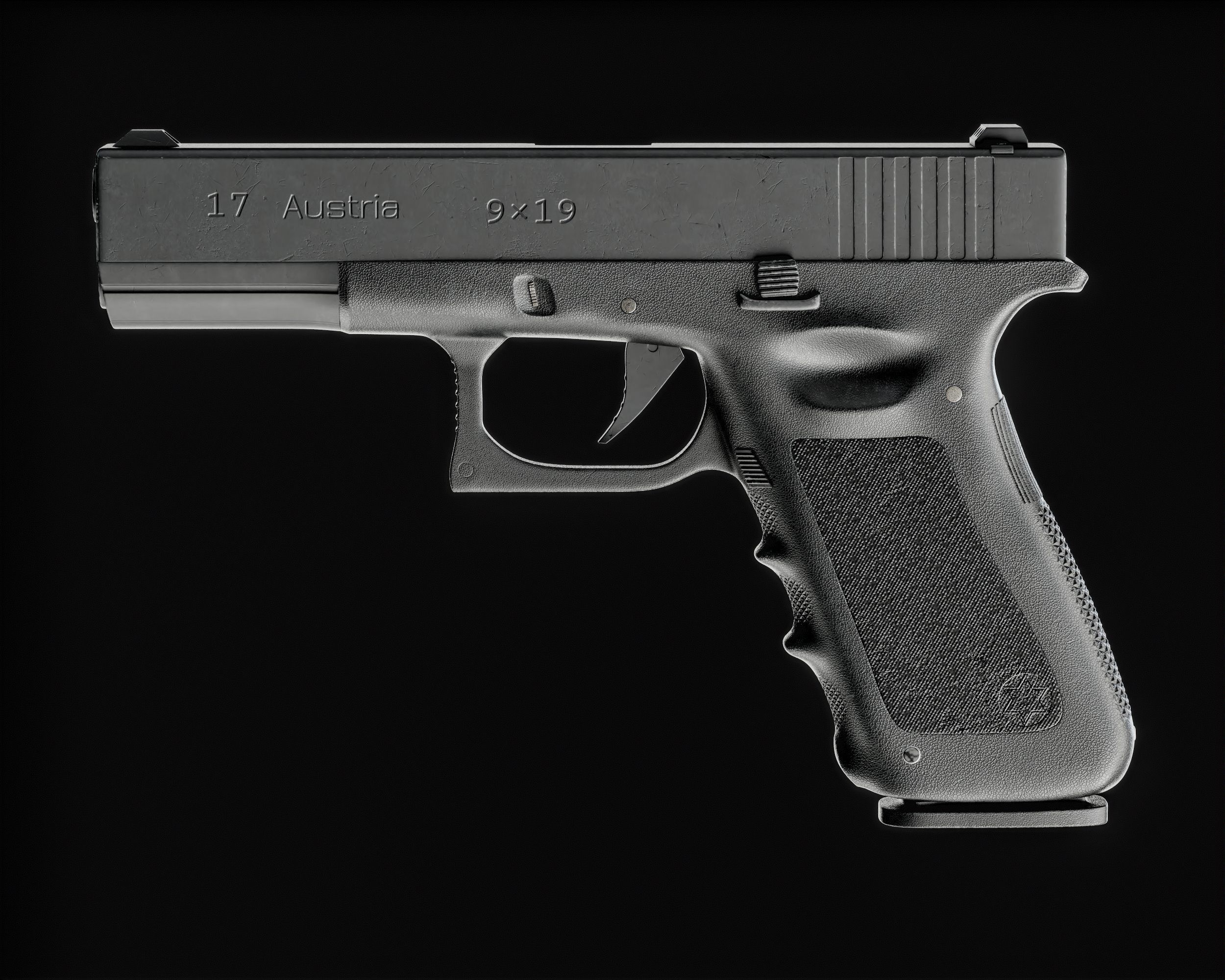 Colt Glock 19 9mm 3D model_2