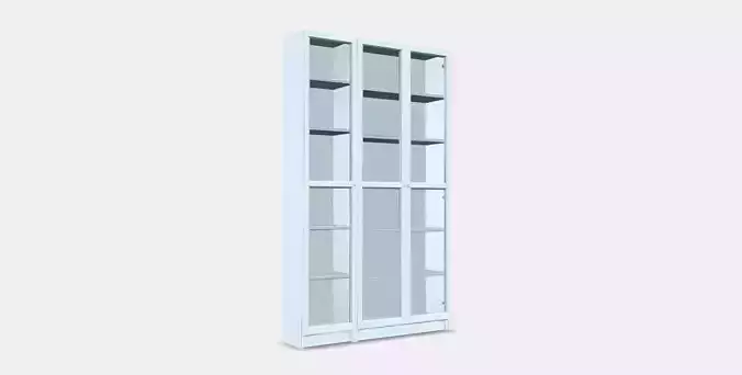 BILLY  OXBERG Bookcase with glassdoors