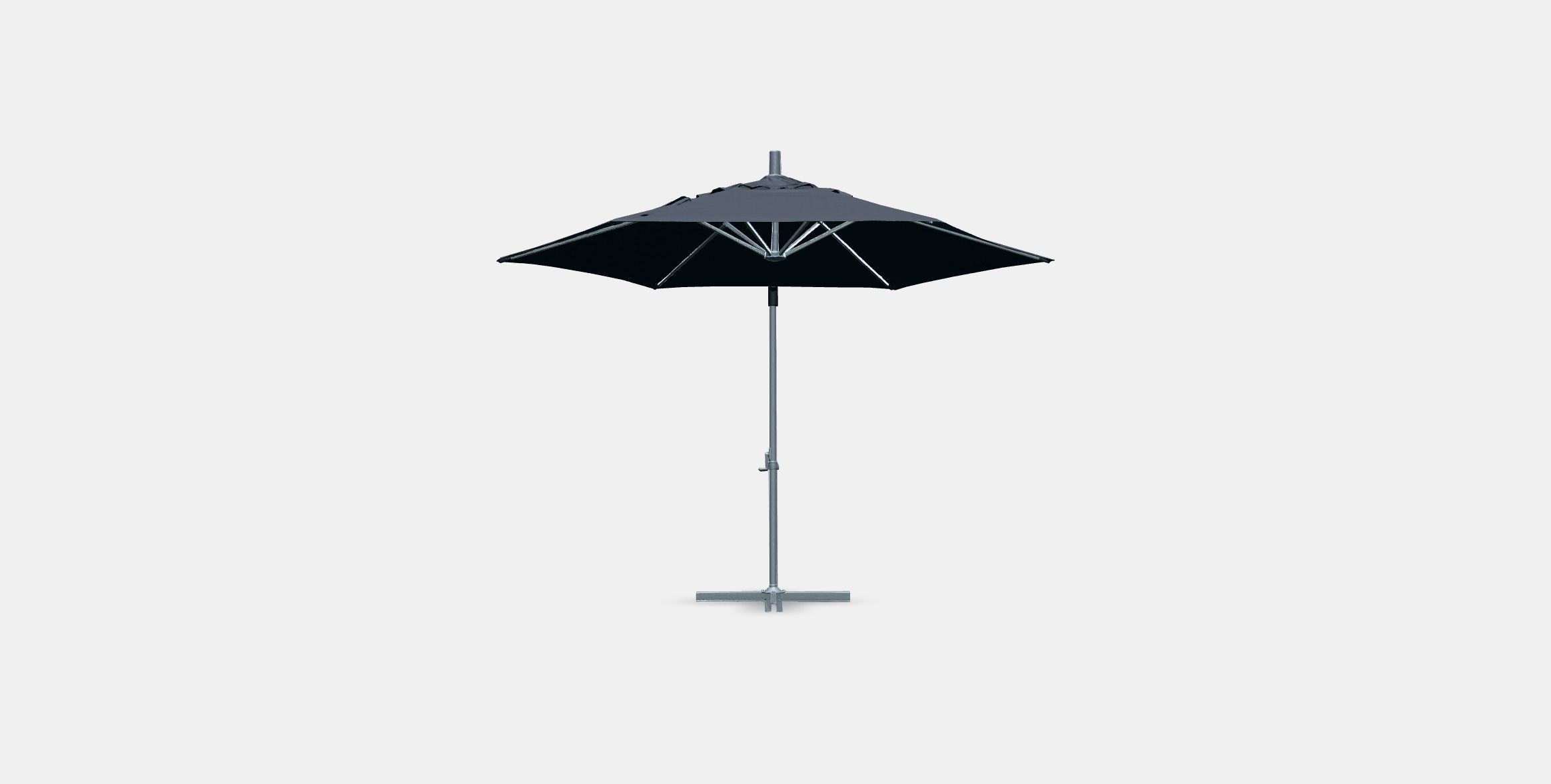 HISSO Parasol hanging Low-poly 3D model_10