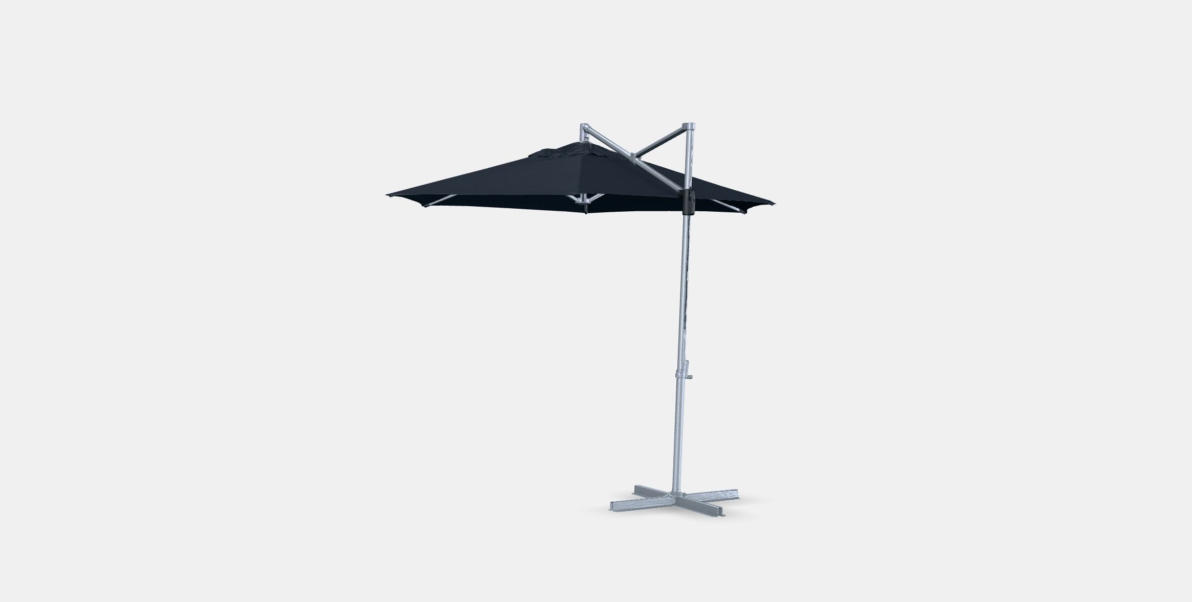 HISSO Parasol hanging Low-poly 3D model_16