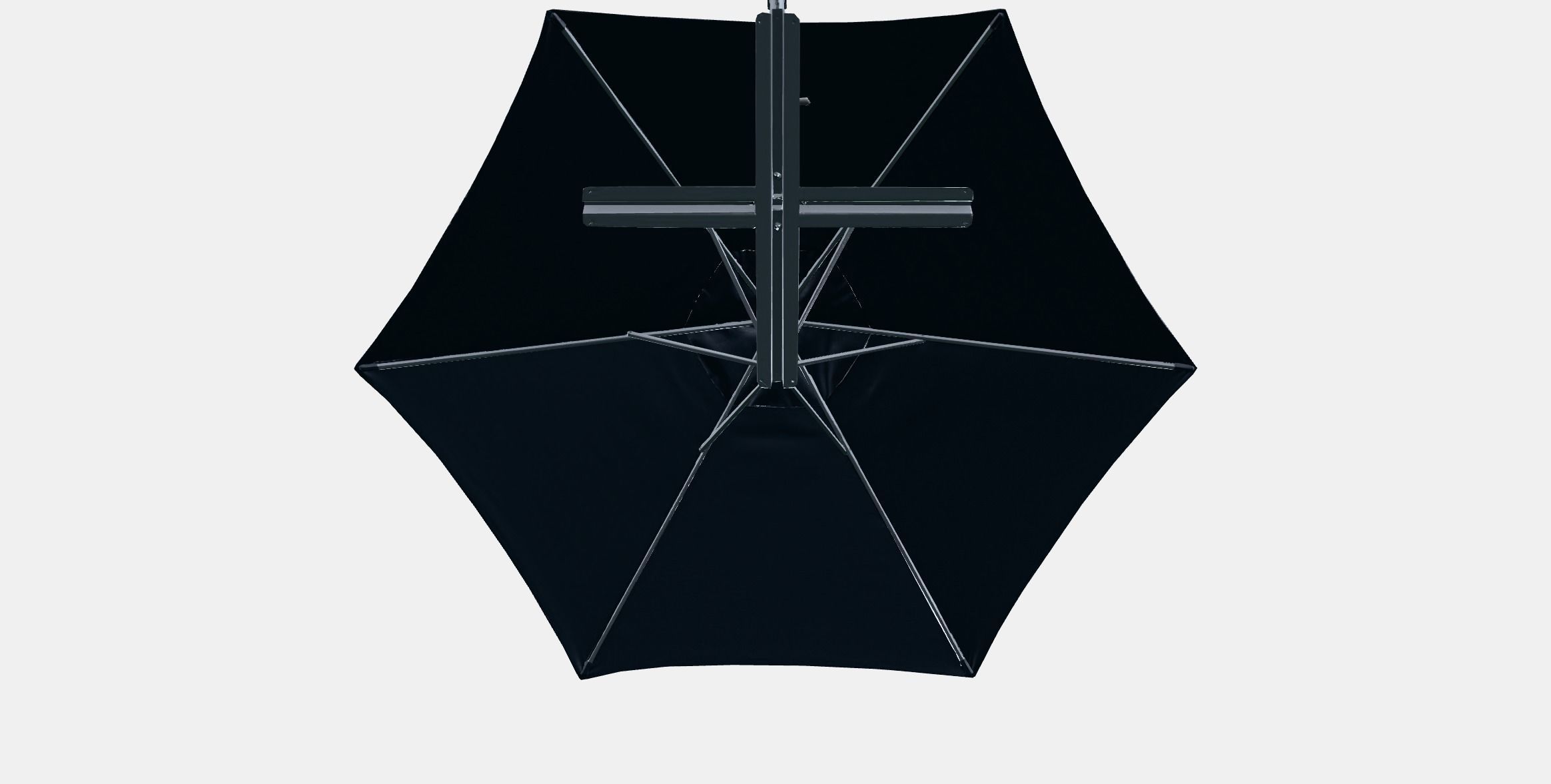 HISSO Parasol hanging Low-poly 3D model_7