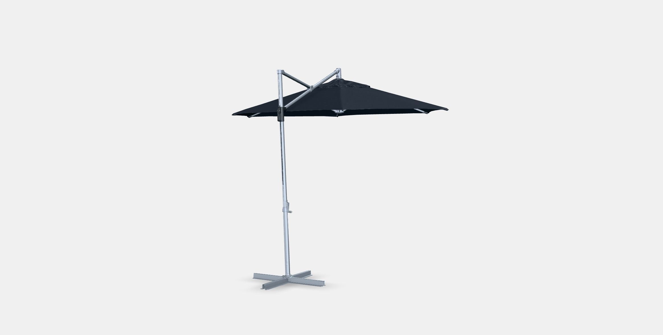 HISSO Parasol hanging Low-poly 3D model_4