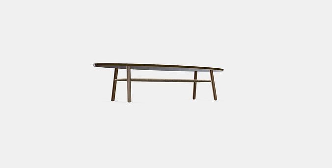 STOCKHOLM Coffee table Low-poly 3D model