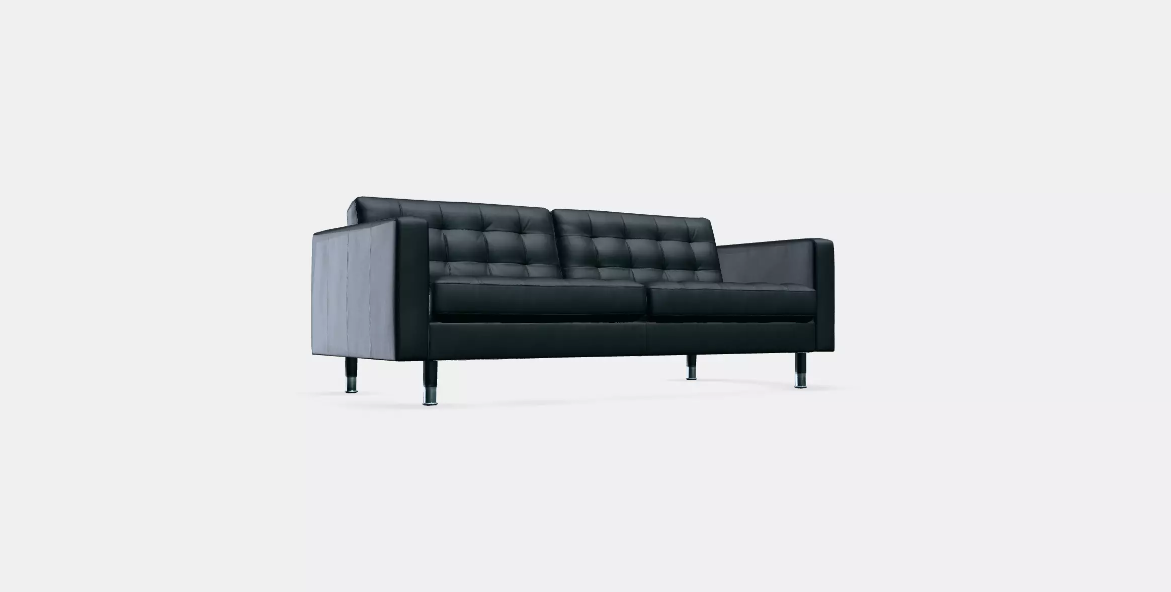 LANDSKRONA Threeseat sofa Low-poly 3D model_0