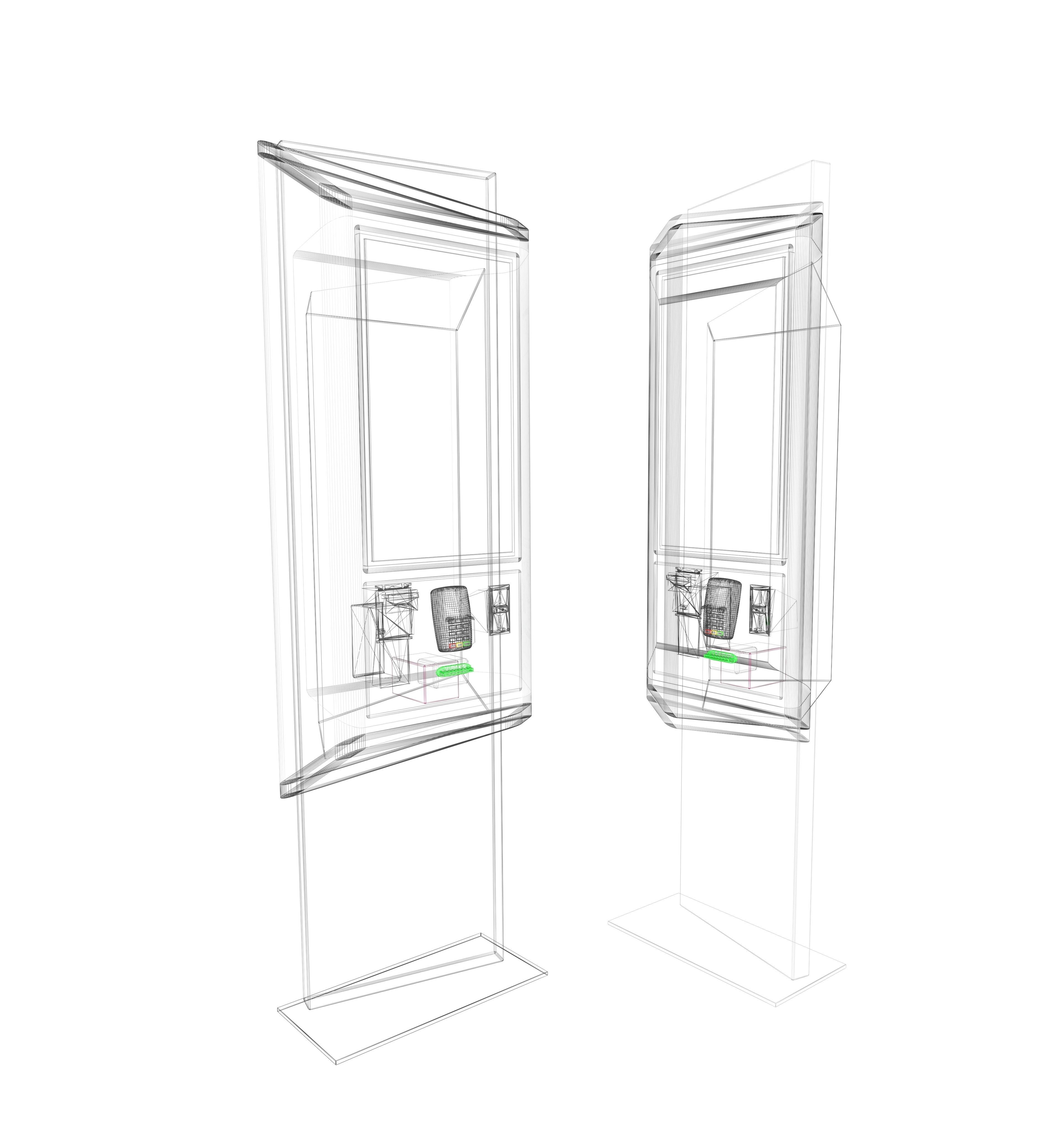 self-service kiosk 3D model_5