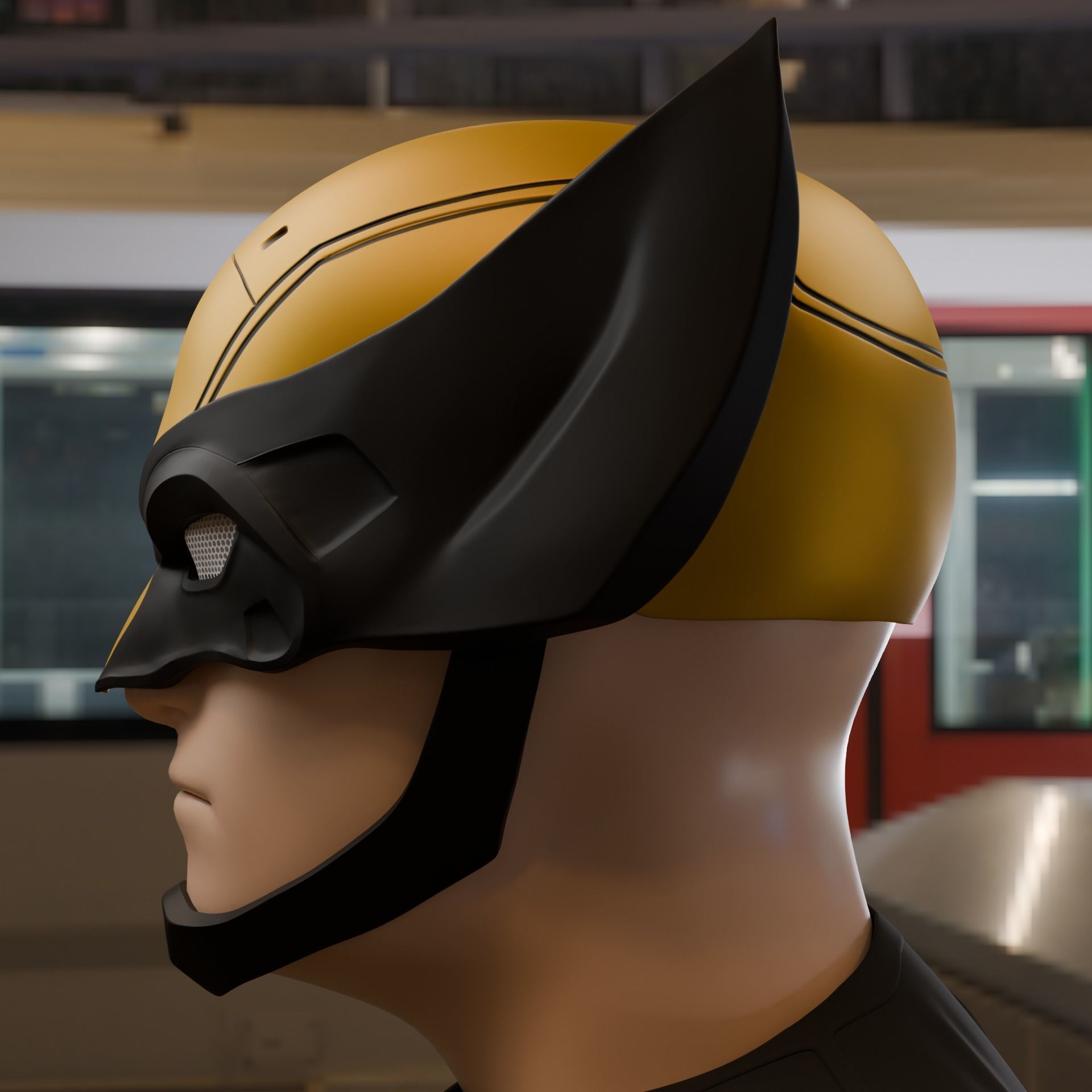 WOLVERINE AND DEADPOOL BUNDLE HELMET 3D print model_24