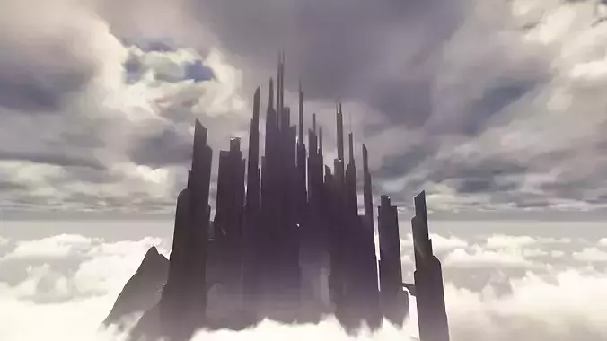 God Medieval Castle 3D model
